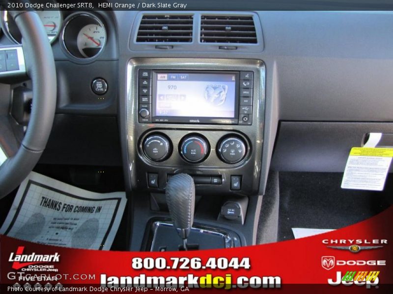 HEMI Orange / Dark Slate Gray 2010 Dodge Challenger SRT8