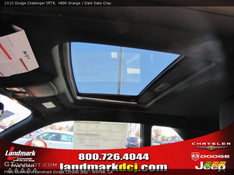 HEMI Orange / Dark Slate Gray 2010 Dodge Challenger SRT8