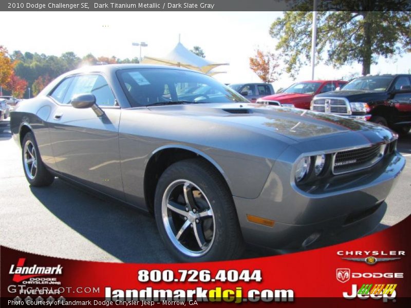 Dark Titanium Metallic / Dark Slate Gray 2010 Dodge Challenger SE