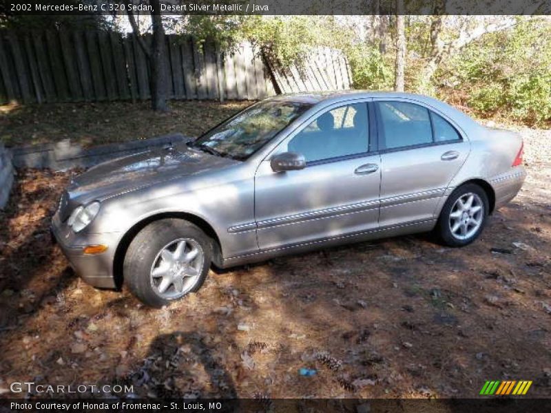 Desert Silver Metallic / Java 2002 Mercedes-Benz C 320 Sedan