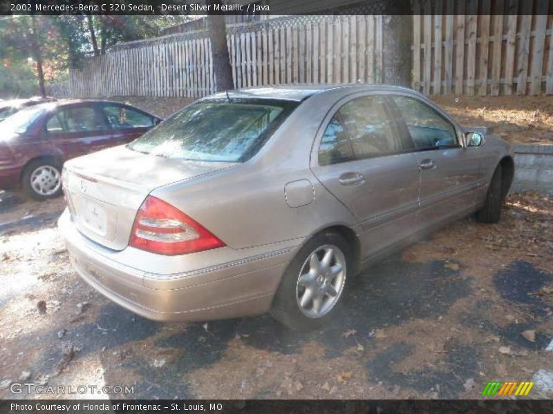 Desert Silver Metallic / Java 2002 Mercedes-Benz C 320 Sedan