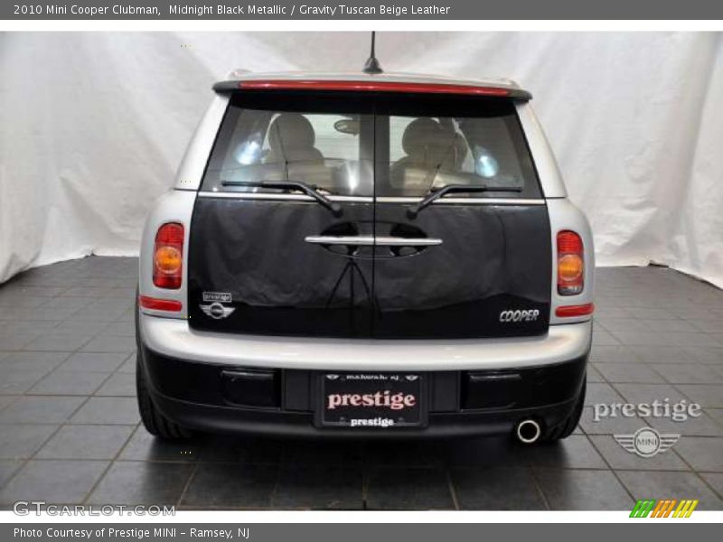 Midnight Black Metallic / Gravity Tuscan Beige Leather 2010 Mini Cooper Clubman