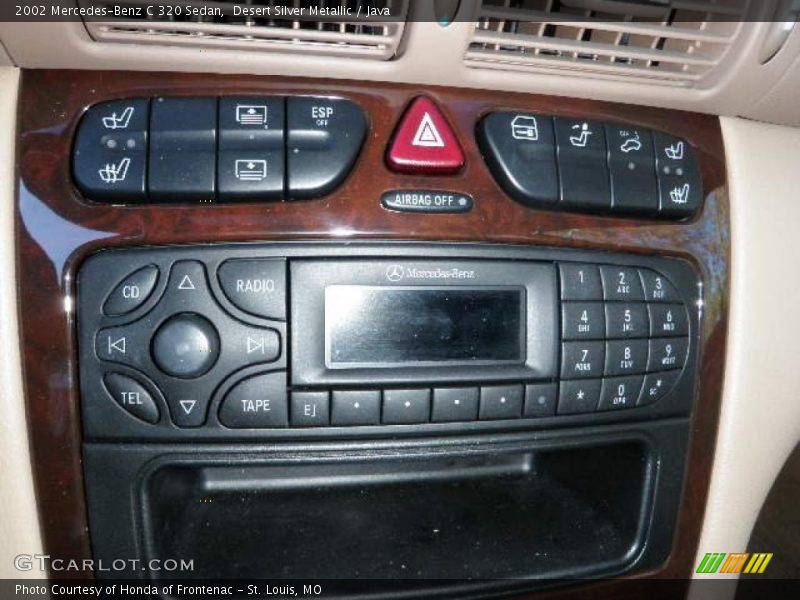 Desert Silver Metallic / Java 2002 Mercedes-Benz C 320 Sedan