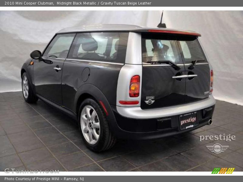 Midnight Black Metallic / Gravity Tuscan Beige Leather 2010 Mini Cooper Clubman