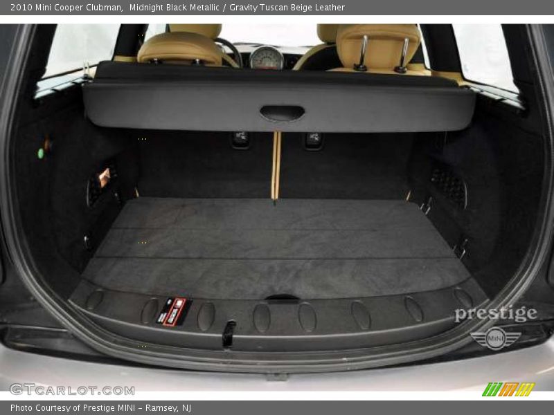 Midnight Black Metallic / Gravity Tuscan Beige Leather 2010 Mini Cooper Clubman