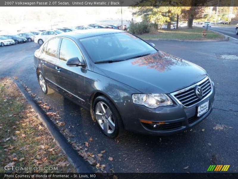 United Grey Metallic / Black 2007 Volkswagen Passat 2.0T Sedan