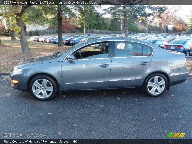 United Grey Metallic / Black 2007 Volkswagen Passat 2.0T Sedan