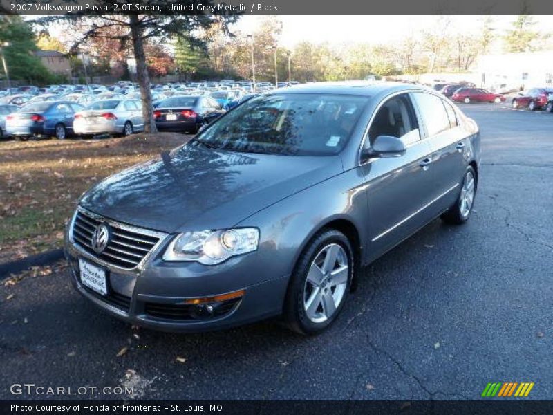 United Grey Metallic / Black 2007 Volkswagen Passat 2.0T Sedan