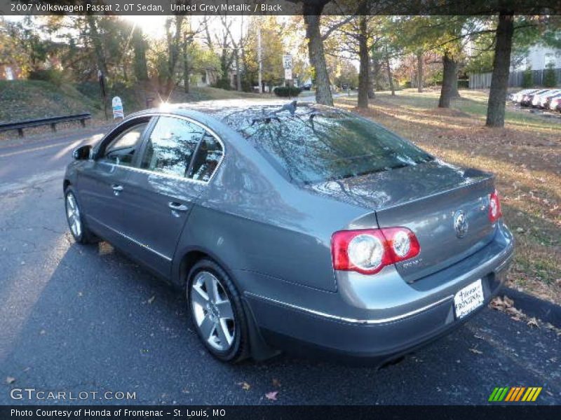 United Grey Metallic / Black 2007 Volkswagen Passat 2.0T Sedan