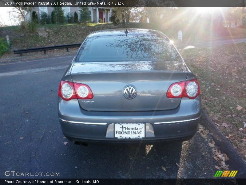 United Grey Metallic / Black 2007 Volkswagen Passat 2.0T Sedan