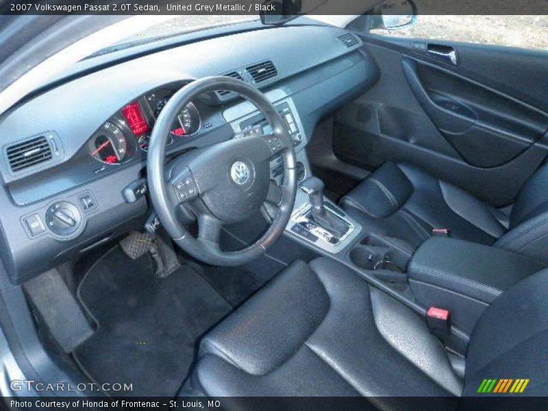 United Grey Metallic / Black 2007 Volkswagen Passat 2.0T Sedan