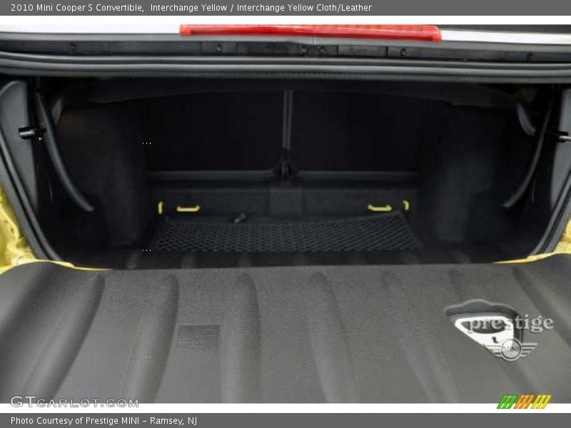 Interchange Yellow / Interchange Yellow Cloth/Leather 2010 Mini Cooper S Convertible