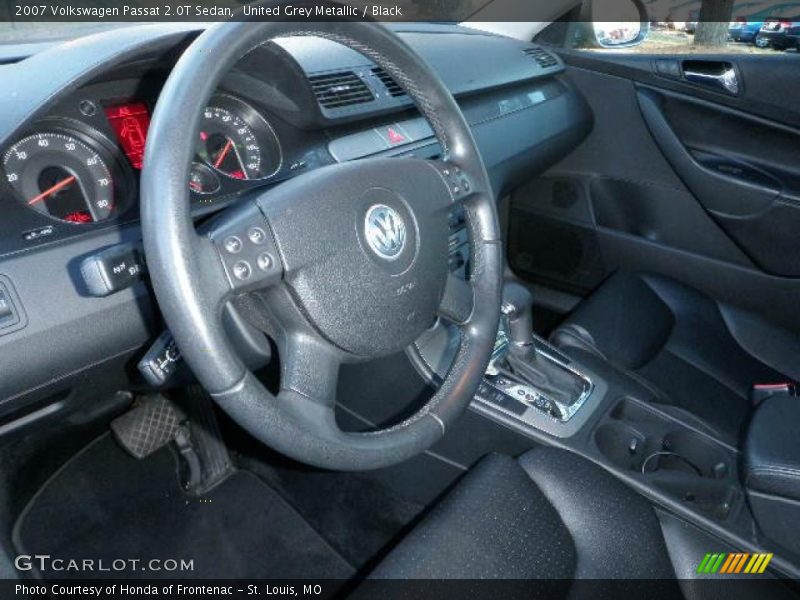 United Grey Metallic / Black 2007 Volkswagen Passat 2.0T Sedan