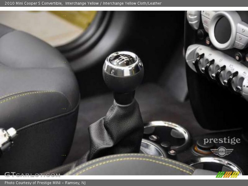 Interchange Yellow / Interchange Yellow Cloth/Leather 2010 Mini Cooper S Convertible