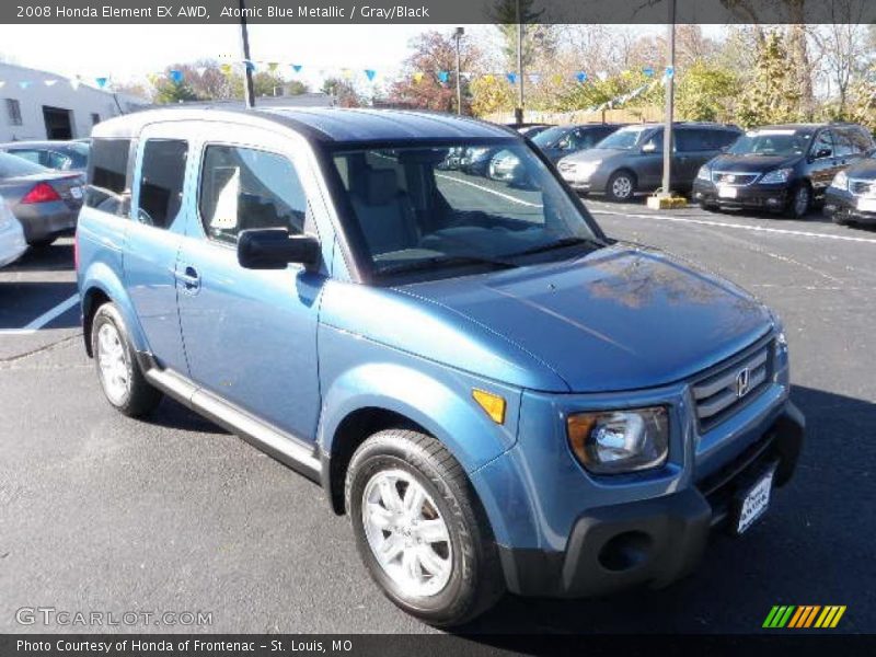 Atomic Blue Metallic / Gray/Black 2008 Honda Element EX AWD