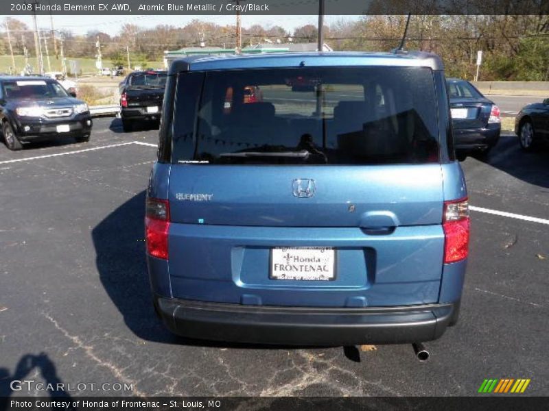 Atomic Blue Metallic / Gray/Black 2008 Honda Element EX AWD