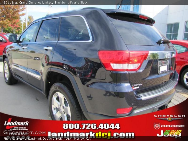 Blackberry Pearl / Black 2011 Jeep Grand Cherokee Limited