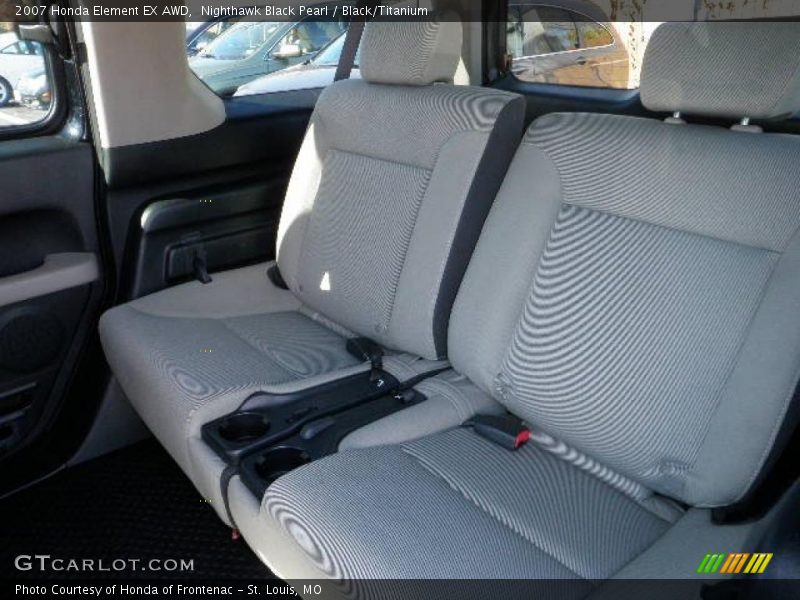 Nighthawk Black Pearl / Black/Titanium 2007 Honda Element EX AWD