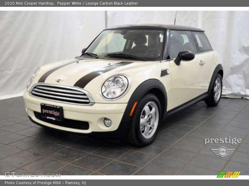 Pepper White / Lounge Carbon Black Leather 2010 Mini Cooper Hardtop