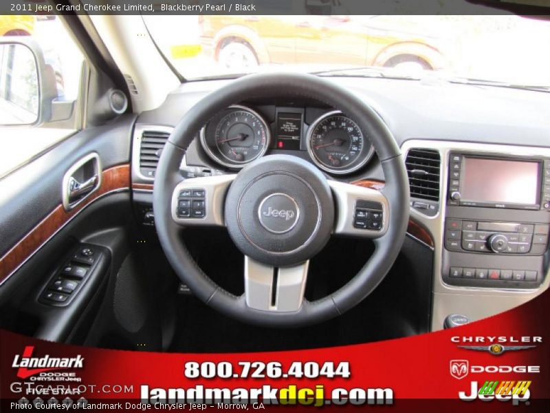 Blackberry Pearl / Black 2011 Jeep Grand Cherokee Limited