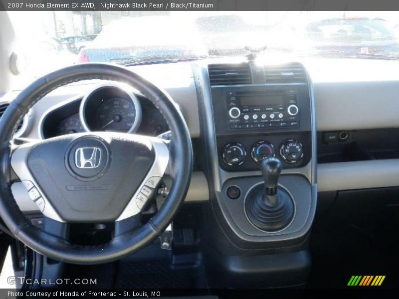 Nighthawk Black Pearl / Black/Titanium 2007 Honda Element EX AWD