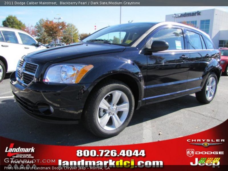 Blackberry Pearl / Dark Slate/Medium Graystone 2011 Dodge Caliber Mainstreet