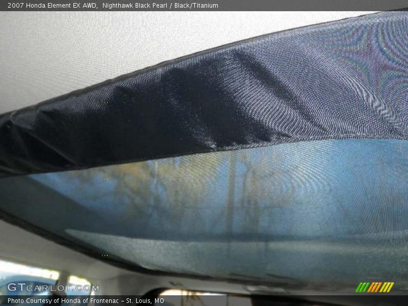 Nighthawk Black Pearl / Black/Titanium 2007 Honda Element EX AWD