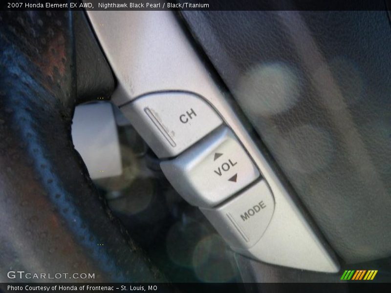 Nighthawk Black Pearl / Black/Titanium 2007 Honda Element EX AWD