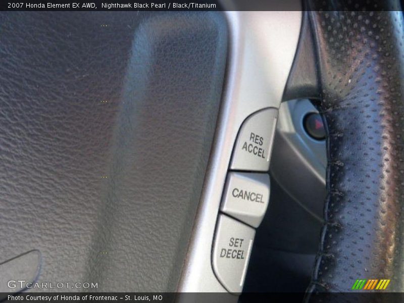 Nighthawk Black Pearl / Black/Titanium 2007 Honda Element EX AWD