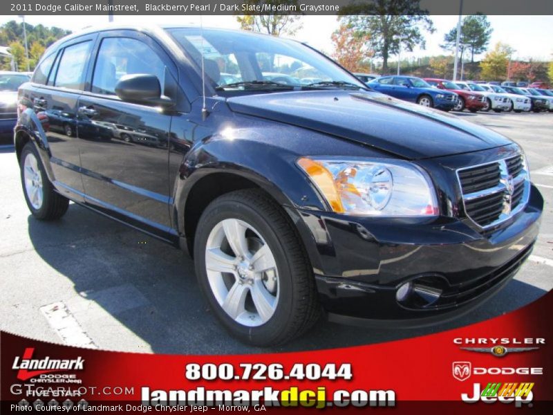 Blackberry Pearl / Dark Slate/Medium Graystone 2011 Dodge Caliber Mainstreet