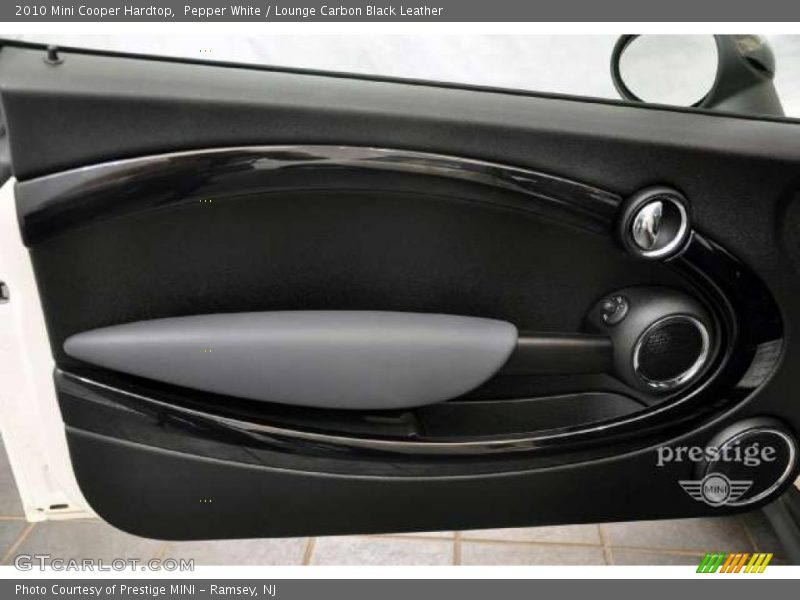 Pepper White / Lounge Carbon Black Leather 2010 Mini Cooper Hardtop