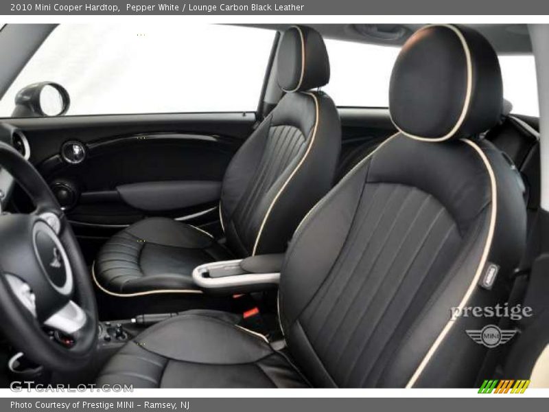 Pepper White / Lounge Carbon Black Leather 2010 Mini Cooper Hardtop