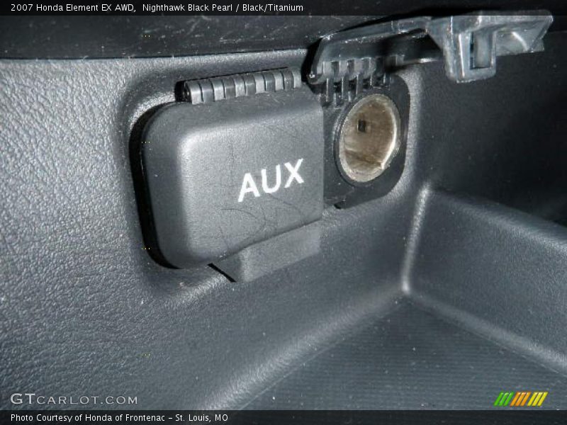 Nighthawk Black Pearl / Black/Titanium 2007 Honda Element EX AWD