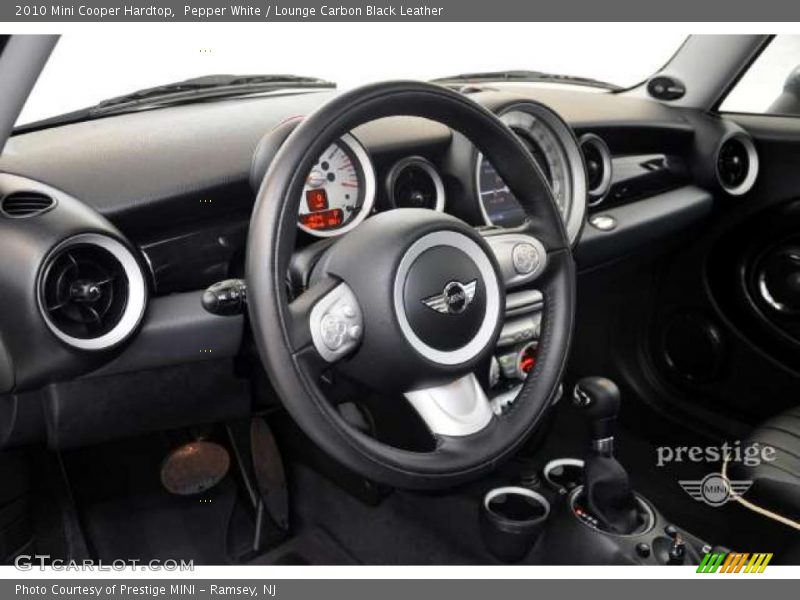 Pepper White / Lounge Carbon Black Leather 2010 Mini Cooper Hardtop