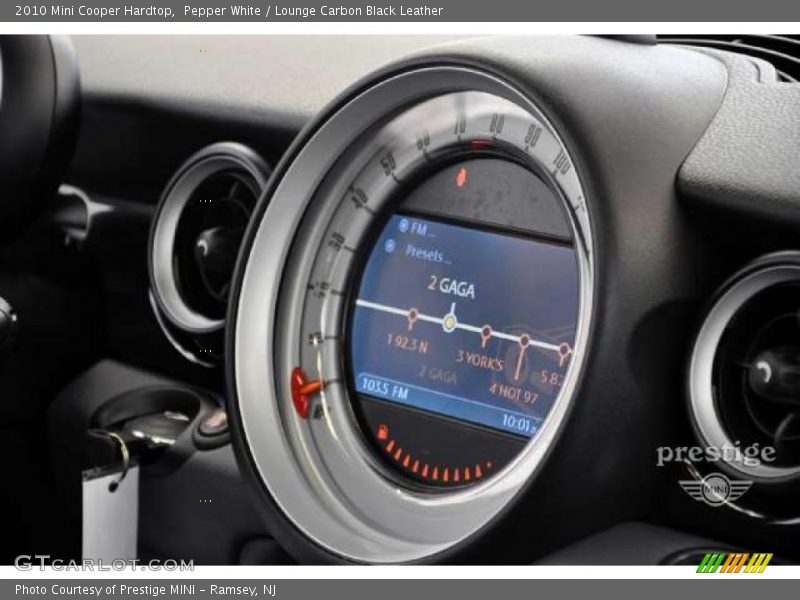 Pepper White / Lounge Carbon Black Leather 2010 Mini Cooper Hardtop