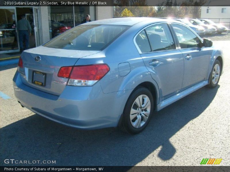 Sky Blue Metallic / Off Black 2010 Subaru Legacy 2.5i Sedan