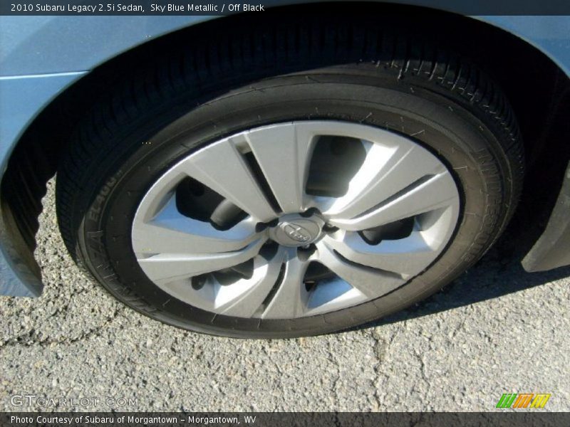 Sky Blue Metallic / Off Black 2010 Subaru Legacy 2.5i Sedan