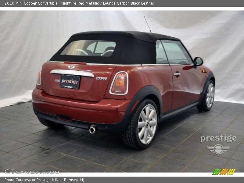 Nightfire Red Metallic / Lounge Carbon Black Leather 2010 Mini Cooper Convertible
