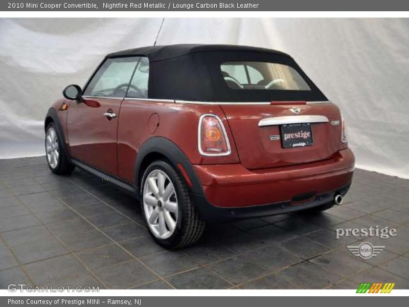 Nightfire Red Metallic / Lounge Carbon Black Leather 2010 Mini Cooper Convertible
