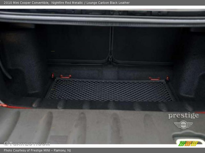 Nightfire Red Metallic / Lounge Carbon Black Leather 2010 Mini Cooper Convertible
