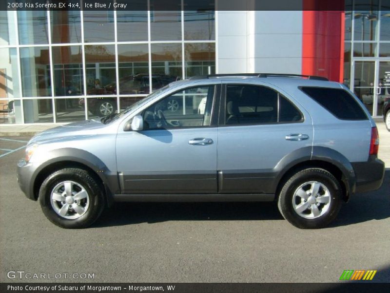 Ice Blue / Gray 2008 Kia Sorento EX 4x4
