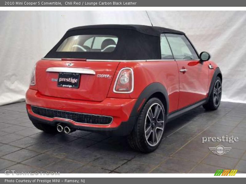 Chili Red / Lounge Carbon Black Leather 2010 Mini Cooper S Convertible