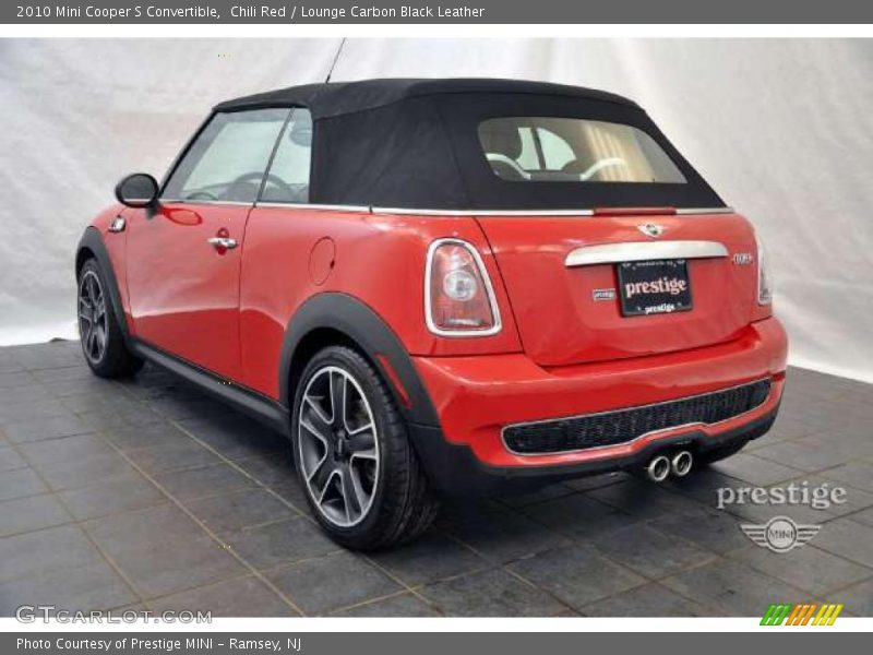 Chili Red / Lounge Carbon Black Leather 2010 Mini Cooper S Convertible