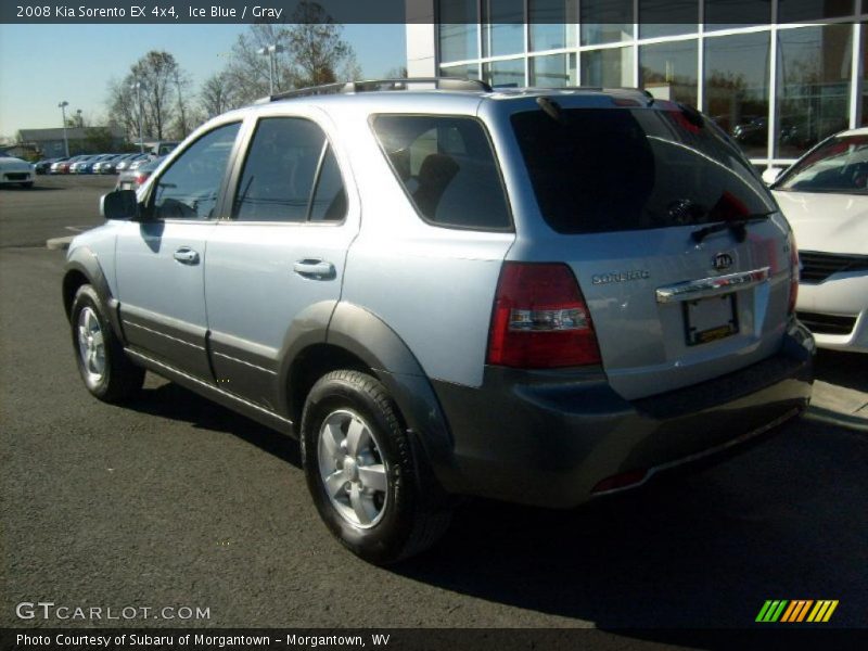 Ice Blue / Gray 2008 Kia Sorento EX 4x4