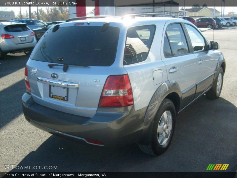 Ice Blue / Gray 2008 Kia Sorento EX 4x4