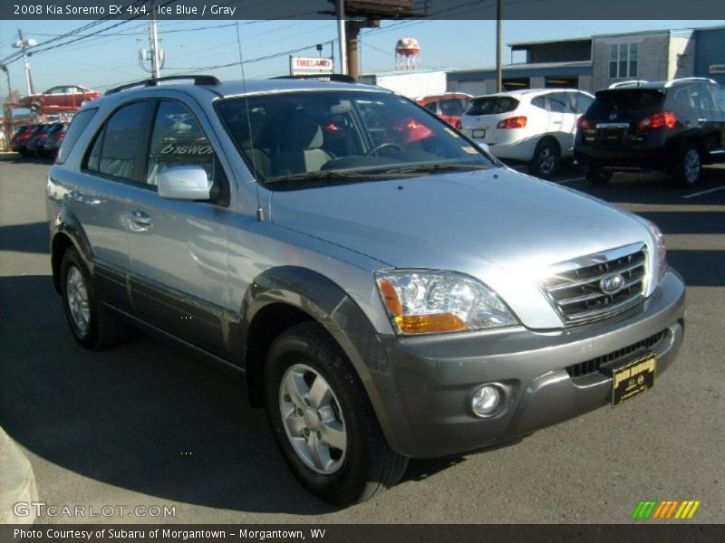 Ice Blue / Gray 2008 Kia Sorento EX 4x4