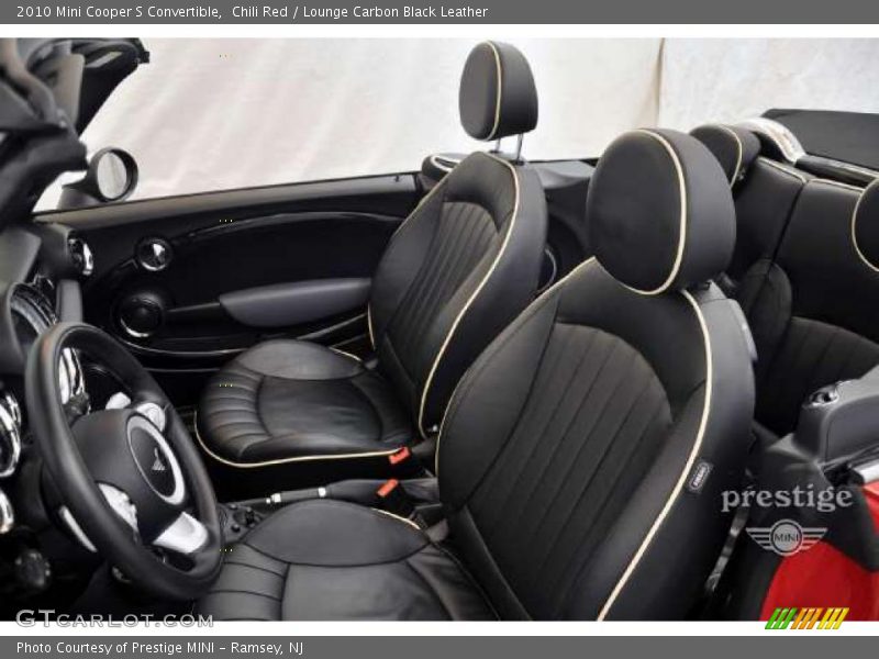 Chili Red / Lounge Carbon Black Leather 2010 Mini Cooper S Convertible