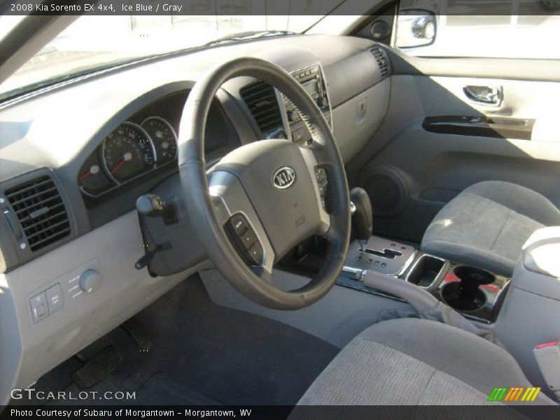  2008 Sorento EX 4x4 Gray Interior