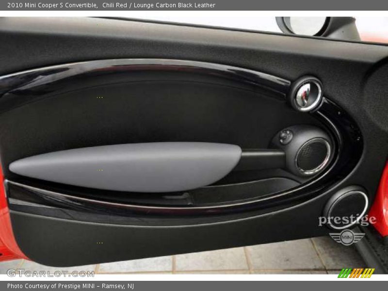 Chili Red / Lounge Carbon Black Leather 2010 Mini Cooper S Convertible
