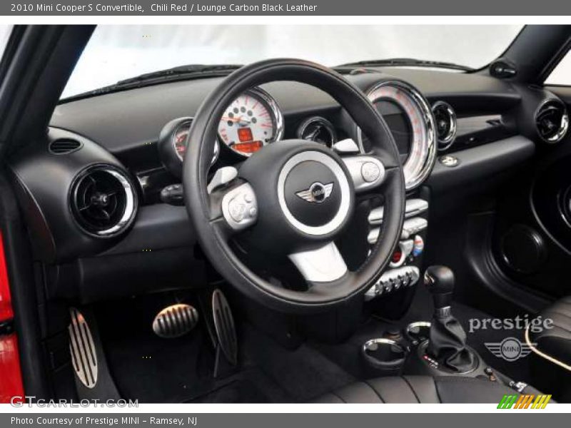 Chili Red / Lounge Carbon Black Leather 2010 Mini Cooper S Convertible